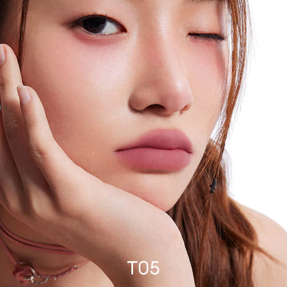 INTO YOU Barreled Matte Lip &amp; Cheek Mud With Brush 6g 心慕與你唇頰兩用桶裝唇泥塗鴉風大克數