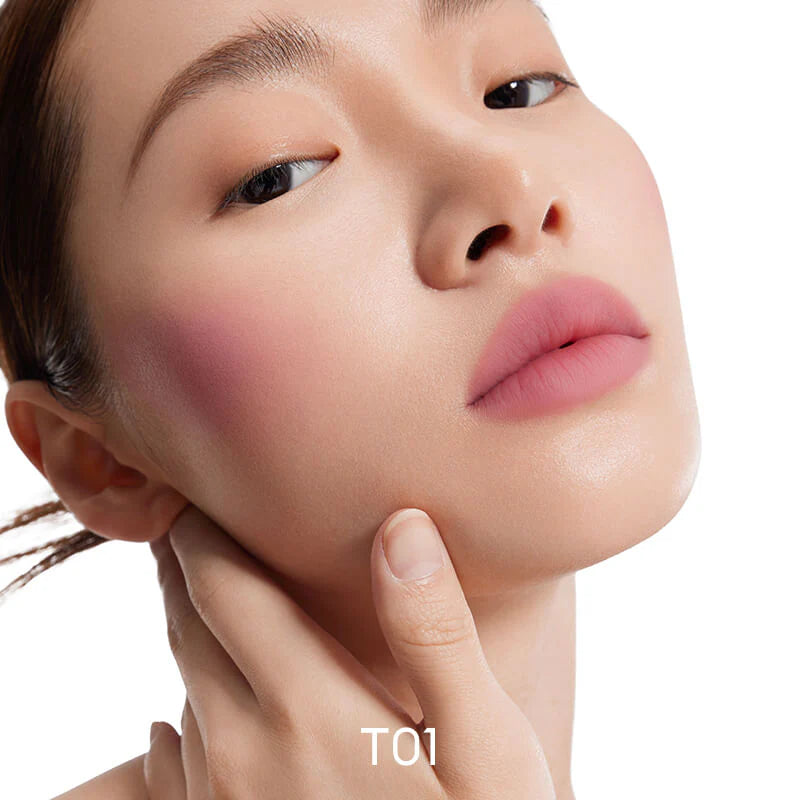 INTO YOU Barreled Matte Lip &amp; Cheek Mud With Brush 6g 心慕與你唇頰兩用桶裝唇泥塗鴉風大克數